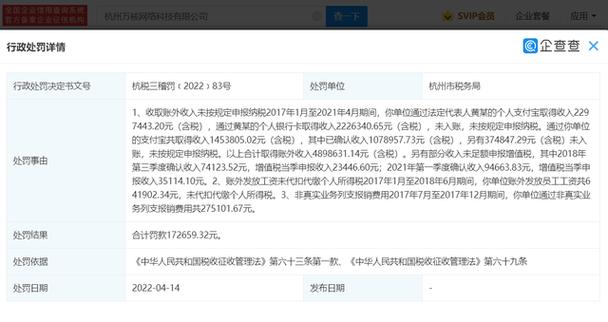 鞭牛士 6月16日消息,企查查app显示,近日,杭州万核网络科技因